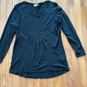 J. Jill Black Long Sleeve Women's Top